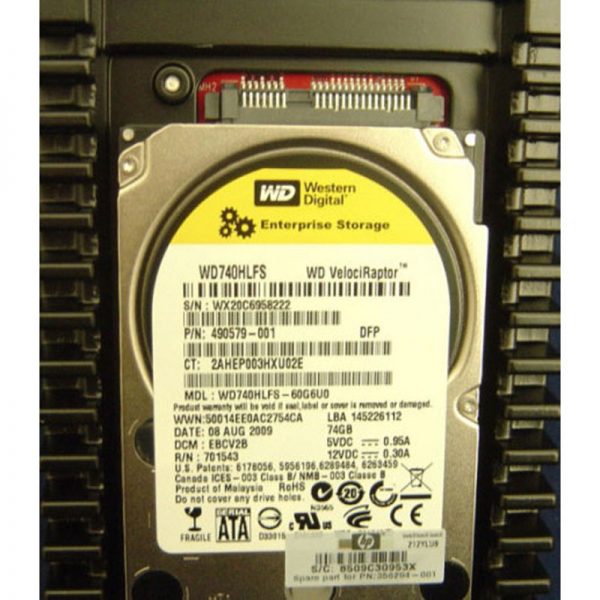 WD740HLFS-60G6U0 - Western Digital 74GB 10K RPM SATA 3.5" HDD