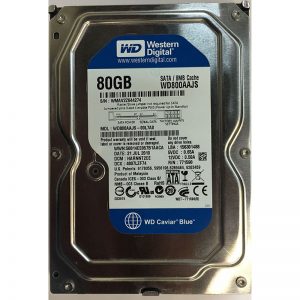 WD800AAJS-00L7A0 - Western Digital 80GB 7200 RPM SATA 3.5" HDD