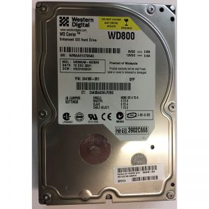 WD800AB-60CBA0 - Western Digital 80GB 7200 RPM IDE 3.5" HDD