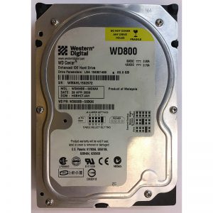 WD800BB-50DKA0 - Western Digital 80GB 7200 RPM IDE 3.5" HDD