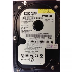 WD800BB-23FJA0 - Western Digital 80GB 7200 RPM IDE 3.5" HDD