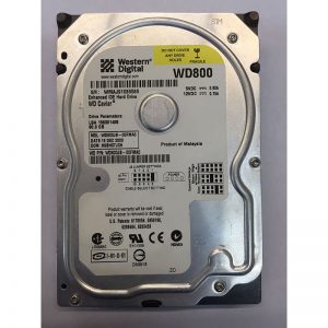 WD800JB-00FMA0 - Western Digital 80GB 7200 RPM IDE 3.5" HDD