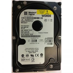 WD800JB-00JJA0 - Western Digital 80GB 7200 RPM IDE 3.5" HDD