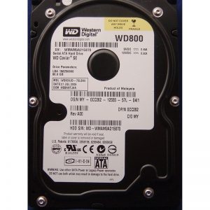 0CC262 - Dell 80GB 7200 RPM SATA 3.5" HDD