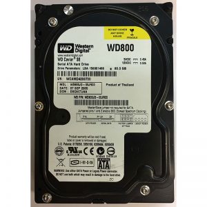 WD800JD-00JRC0 - Western Digital 80GB 7200 RPM SATA 3.5" HDD