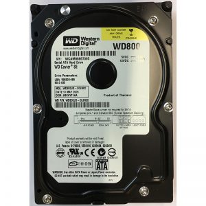 WD800JD-00JNC0 - Western Digital 80GB 7200 RPM SATA 3.5" HDD