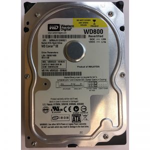 WD800JD-00HKA0 - Western Digital 80GB 7200 RPM SATA 3.5" HDD