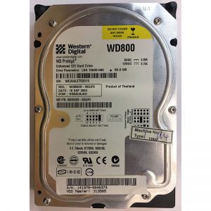 WD800EB-00DJF0 - Western Digital 80GB 7200 RPM IDE 3.5" HDD