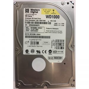WD1000BB-00CAA1 - Western Digital 100GB 7200 RPM IDE 3.5" HDD