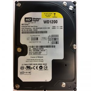 WD1200BB-55GUA0 - Western Digital 120GB 7200 RPM IDE 3.5" HDD