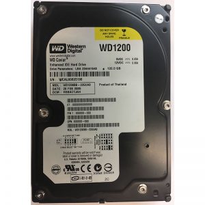 WD1200BB-22GUA0 - Western Digital 120GB 7200 RPM IDE 3.5" HDD