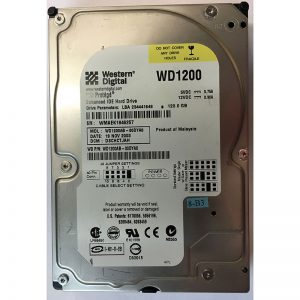 WD1200AB-00DYA0 - Western Digital 120GB 7200 RPM IDE 3.5" HDD