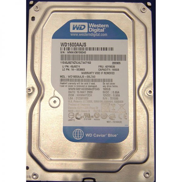 16-003883 - IBM 160GB 7200 RPM SATA 3.5" HDD