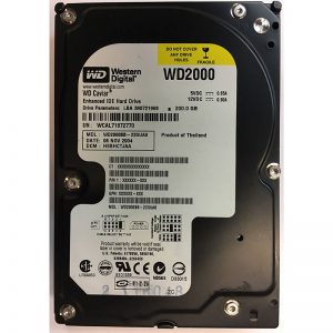 WD2000BB-22GUA0 - Western Digital 200GB 7200 RPM IDE 3.5" HDD