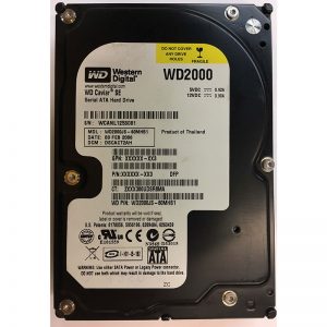 WD2000JS-60MHB1 - Western Digital 200GB 7200 RPM SATA 3.5" HDD