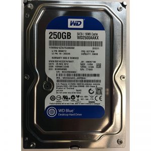 WD2500AAKX-08ERMA0 - Western Digital 250GB 7200 RPM SATA 3.5" HDD