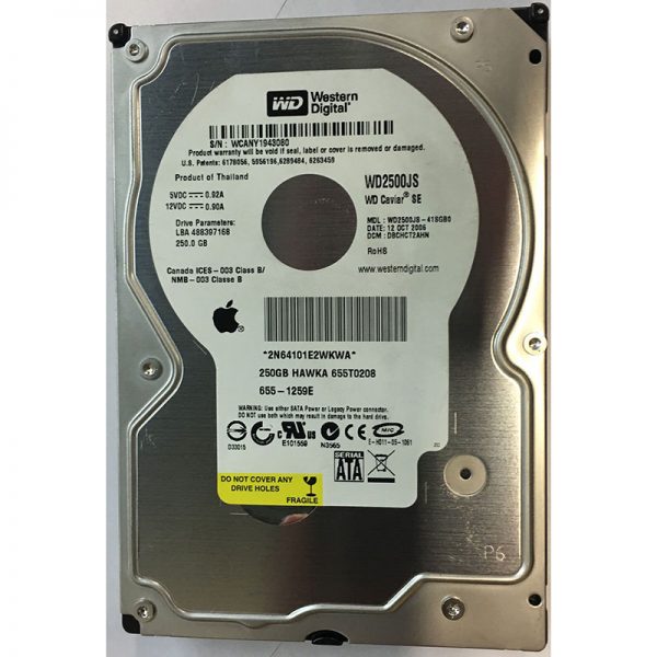 WD2500JS-41SGB0 - Western Digital 250GB 7200 RPM SATA 3.5" HDD