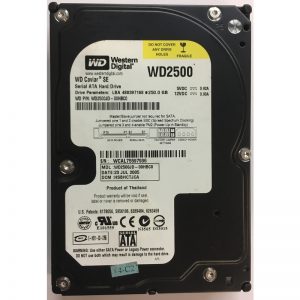 WD2500JD-00HBC0 - Western Digital 250GB 7200 RPM SATA 3.5" HDD