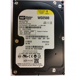 WD2500JD-75HBC0 - Western Digital 250GB 7200 RPM SATA 3.5" HDD