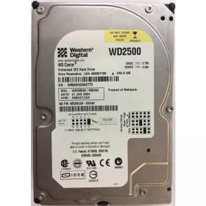 WD2500JB-00EVA0 - Western Digital 250GB 7200 RPM IDE 3.5" HDD