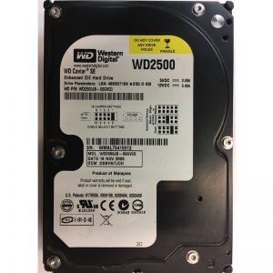 WD2500JB-00GVC0 - Western Digital 250GB 7200 RPM IDE 3.5" HDD