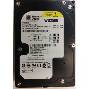 WD2500BB-00GUA0 - Western Digital 250GB 7200 RPM IDE 3.5" HDD