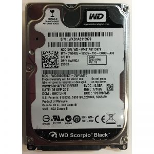 WD2500BEKT - Western Digital 250GB 7200 RPM SATA 3.5" HDD