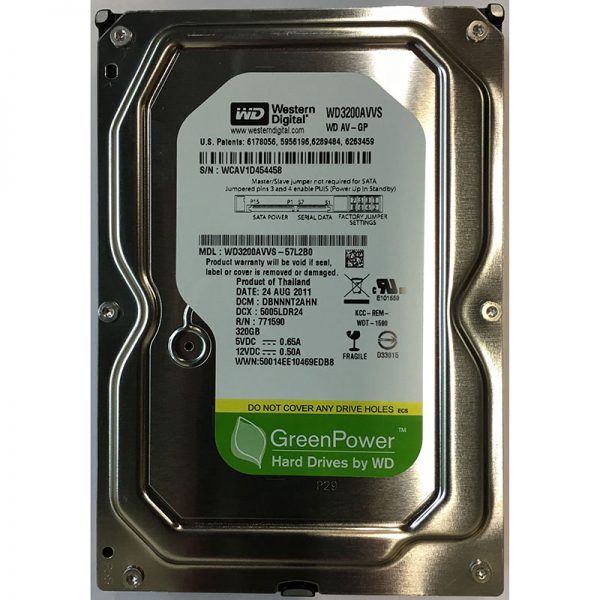 WD3200AVVS - Western Digital 320GB 7200 RPM SATA 3.5" HDD