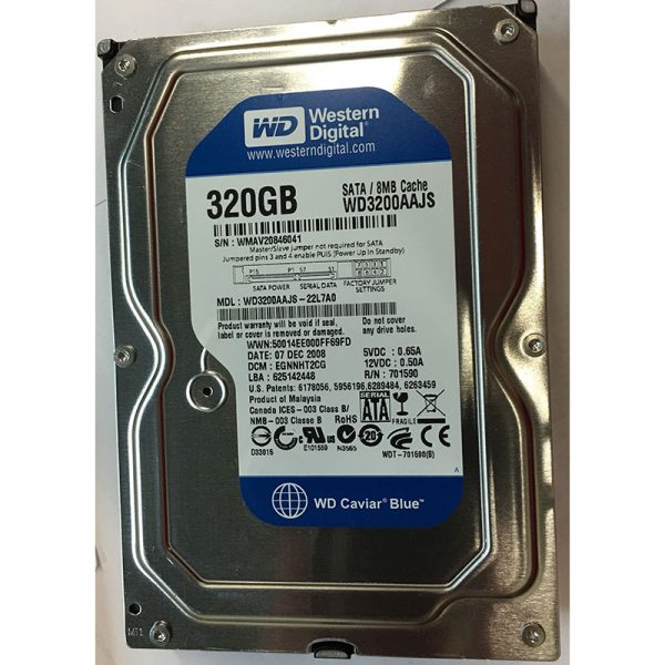 WD3200AAJS-22L7A0 - Western Digital 320GB 7200 RPM SATA 3.5" HDD