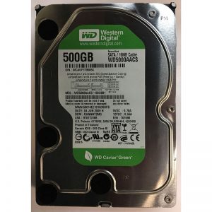 WD5000AACS-00G8B1 - Western Digital 500GB 7200 RPM SATA 3.5" HDD