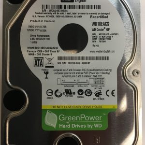 WD10EACS-00D6B1 - Western Digital 1TB 7200 RPM SATA 3.5" HDD WD10EACS-00D6B1 - Western Digital 1TB 7200 RPM SATA 3.5" HDD