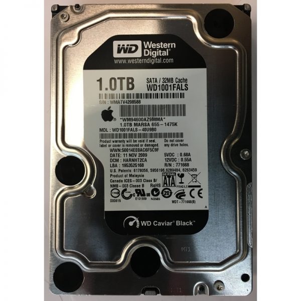 WD1001FALS - Western Digital 1TB 7200 RPM SATA 3.5" HDD