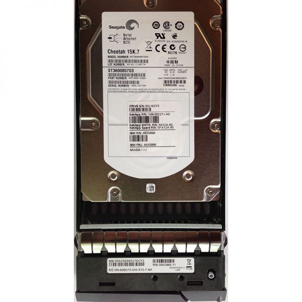 9FN066-038 - Seagate 600GB 15K RPM SAS 3.5" HDD for DS4243 NetApp R5 version