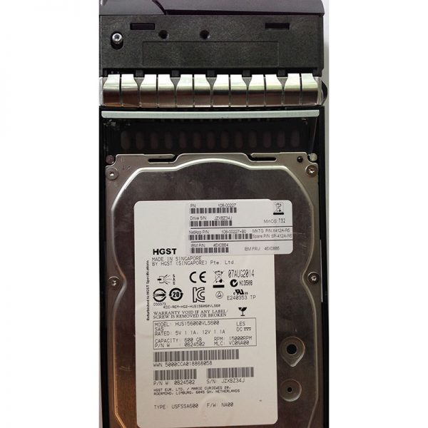 108-00227+B0 - NetApp 600GB 15K RPM SAS 3.5" HDD for DS4243 24 bay enclosure