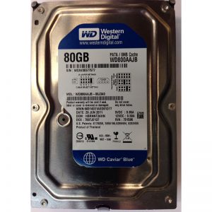 WD800AAJB-00J3A0 - Western Digital 80GB 7200 RPM IDE 3.5" HDD