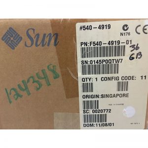540-4919-01 - Sun 36GB 10K RPM SCSI 3.5" HDD U320 80 pin New factory sealed