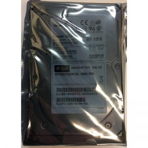595-6563-01 - Sun 73GB 10K RPM SCSI 3.5" HDD U320 80 pin w/ tray