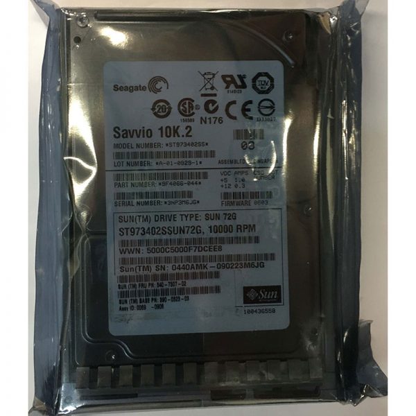390-0323-03 - Sun 73GB 10K RPM SAS 3.5" HDD w/ tray
