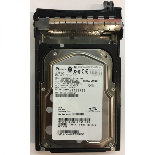 CA06478-B20300LD - Fujitsu 36GB 15K RPM SCSI  3.5" HDD w/ tray