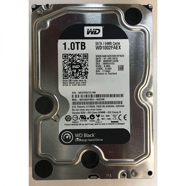 WD1002FAEX-00Z3A0 - Western Digital 1TB 7200 RPM SATA 3.5" HDD