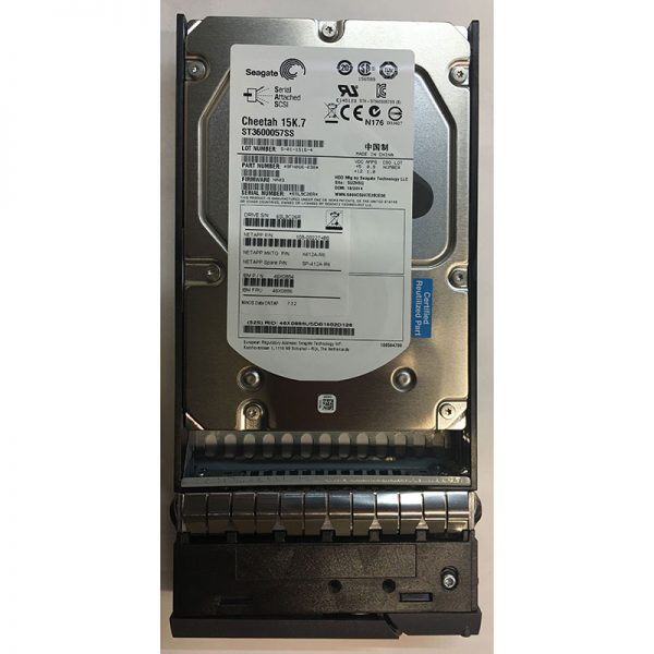 X412A-R6 - NetApp 600GB 15K RPM SAS 3.5" HDD for DS4243 24 bay enclosures.