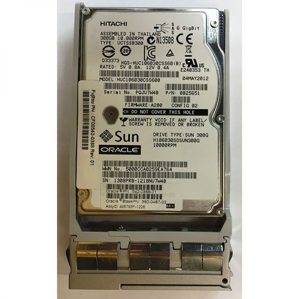 0B25651 - Sun 300GB 10K RPM SAS 2.5" HDD w/ tray