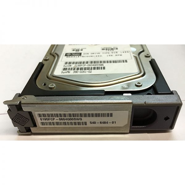 540-6607-01 - Sun 146GB 15K RPM SCSI 3.5" HDD U320 80 pin w/ tray MAX3147NC version