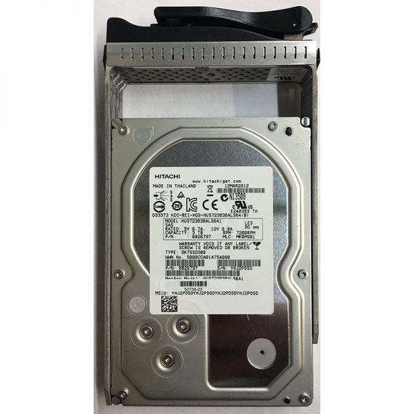 0B26797 - Hitachi 3TB 7200 RPM SAS 3.5" HDD SED for E2600 E2700 Series