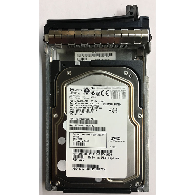 CA06697-B40300DL – Fujitsu 146GB 15K RPM SAS 3.5″ HDD w/ tray – Disk Drive  Finder