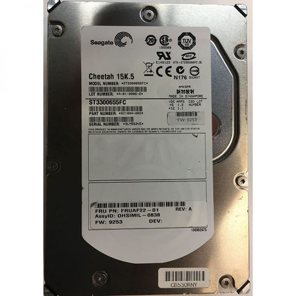 DHSIMIL-0838 - Dot Hill 300GB 15K RPM FC 3.5" HDD