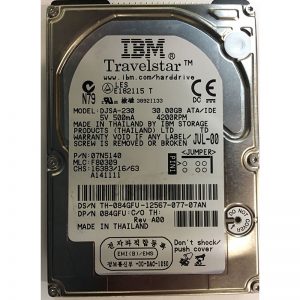 DJSA-230 - IBM 30GB 4200 RPM IDE 2.5" HDD