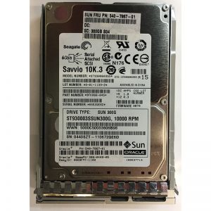 540-7867-01 - Sun 300GB 10K RPM SAS 2.5" HDD w/ tray