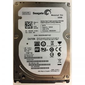 9ZV142-032 - Seagate 320GB 7200 RPM SATA 2.5" HDD