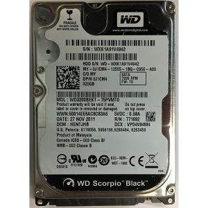 WD3200BEKT-75PVMT0 - Western Digital 320GB 7200 RPM SATA 2.5" HDD